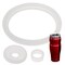 2 Sets of Mug Gaskets/Seals by Impresa Products Compatible With Thermos Stainless King Travel Tumbler - BPA-/Phthalate-/Latex-Free - 2 Full Replacements Per Kit